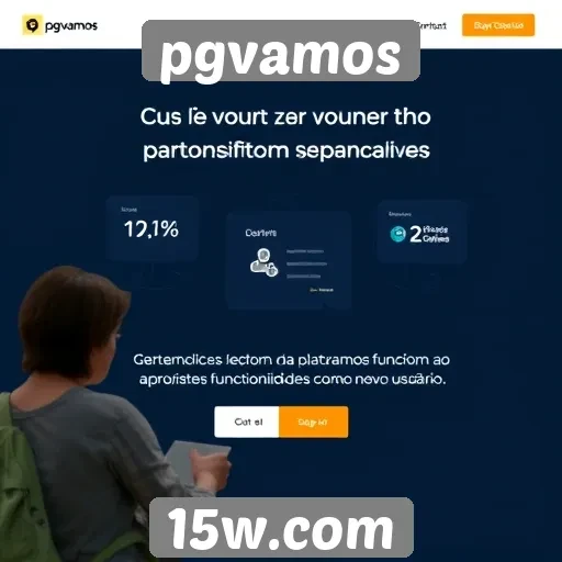 Funcionamento da plataforma pgvamos para novos usuários